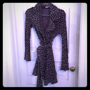 Polka dot mesh jacket
